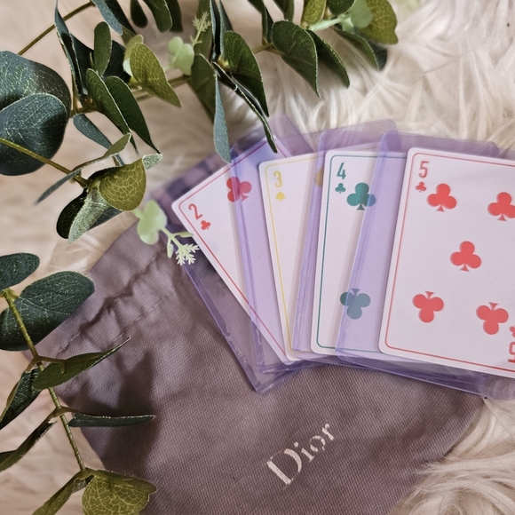 Dior: 4 pc Playcards + dustbag 💯 - Picture 4 of 9